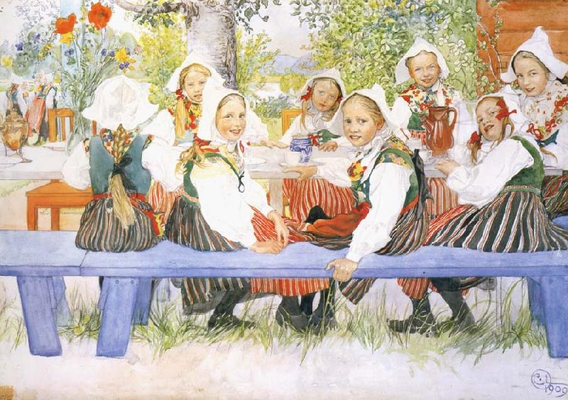 Carl Larsson Kersti-s Birthday Germany oil painting art
